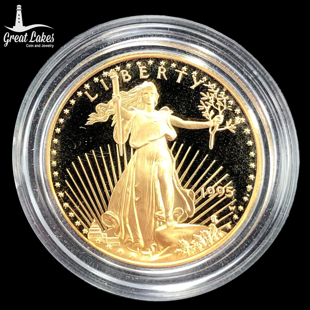 1995-W Proof 1/2 oz American Gold Eagle (In Cap Only)