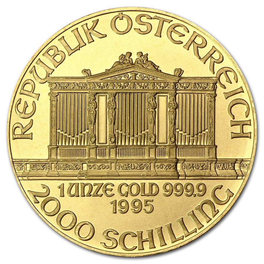 1995 Austrian 1 oz Gold Philharmonic (BU)