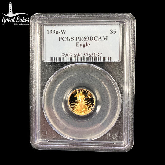1996-W $5 American Gold Eagle PCGS PR69 DCAM