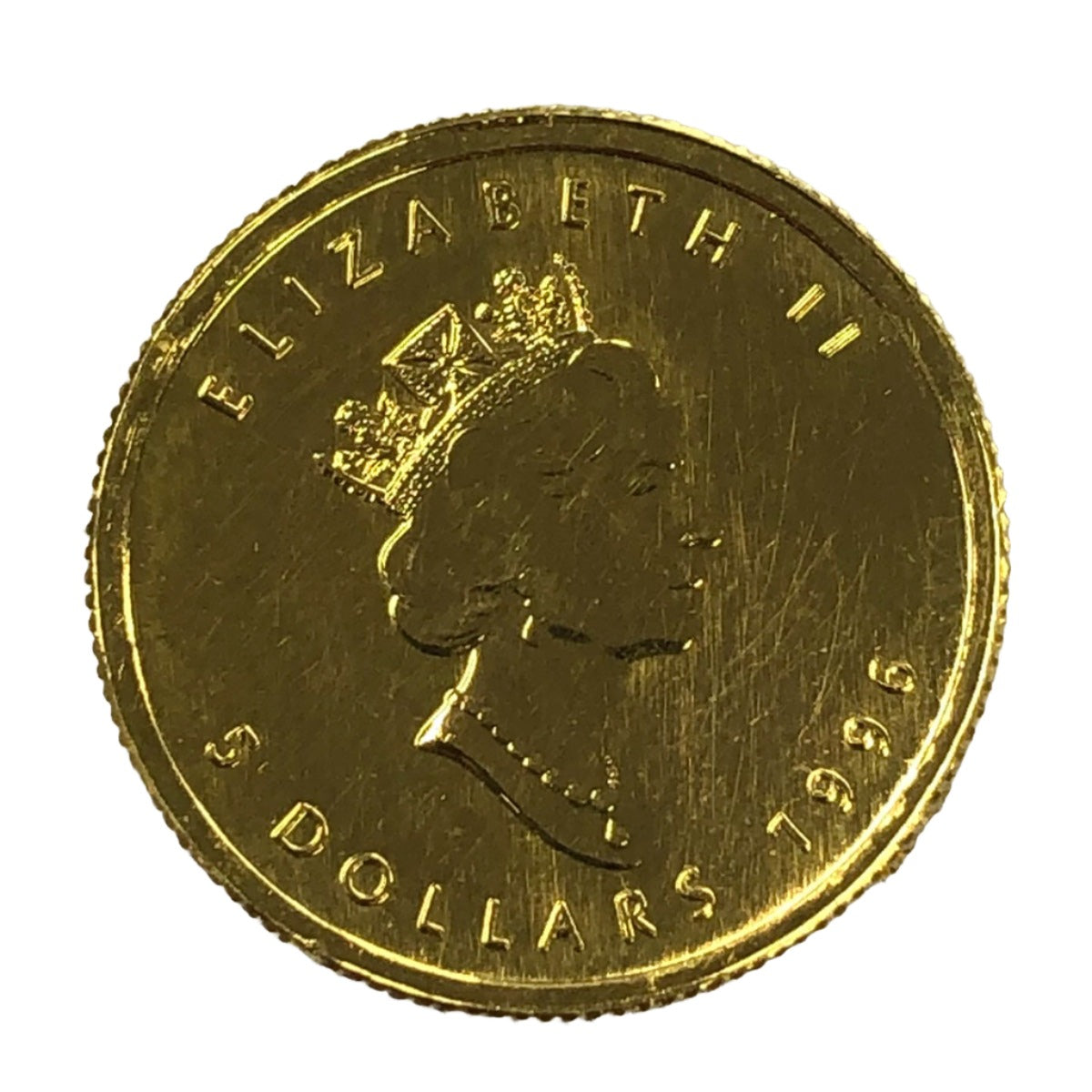 1996 Canadian 1/10 oz Gold Maple (Ex Jewelry)