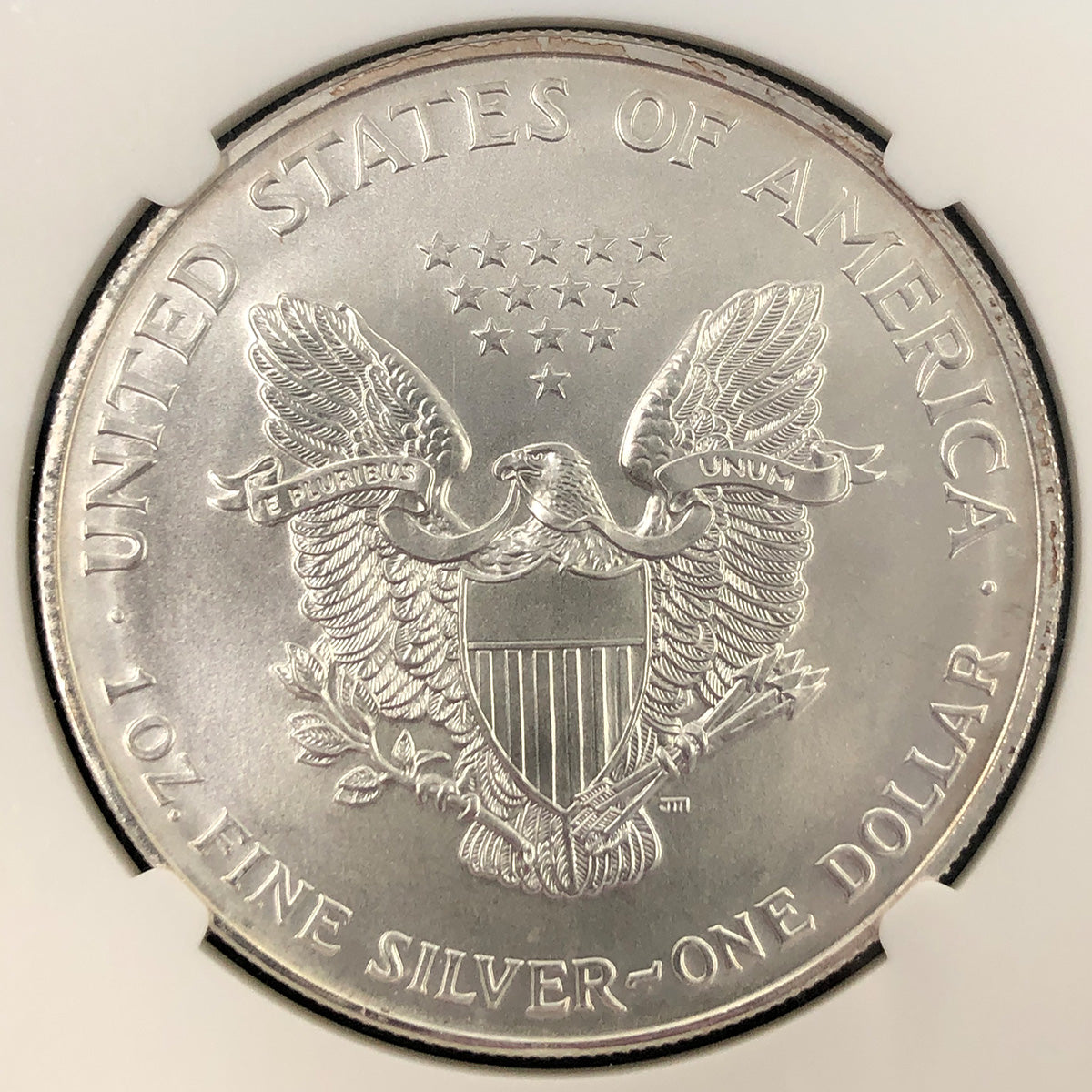 1996 1 oz American Silver Eagle NGC MS69
