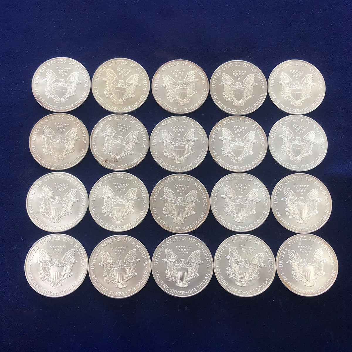 Roll of 1996 1 oz American Silver Eagle (Off Quality) (Key Date Roll)
