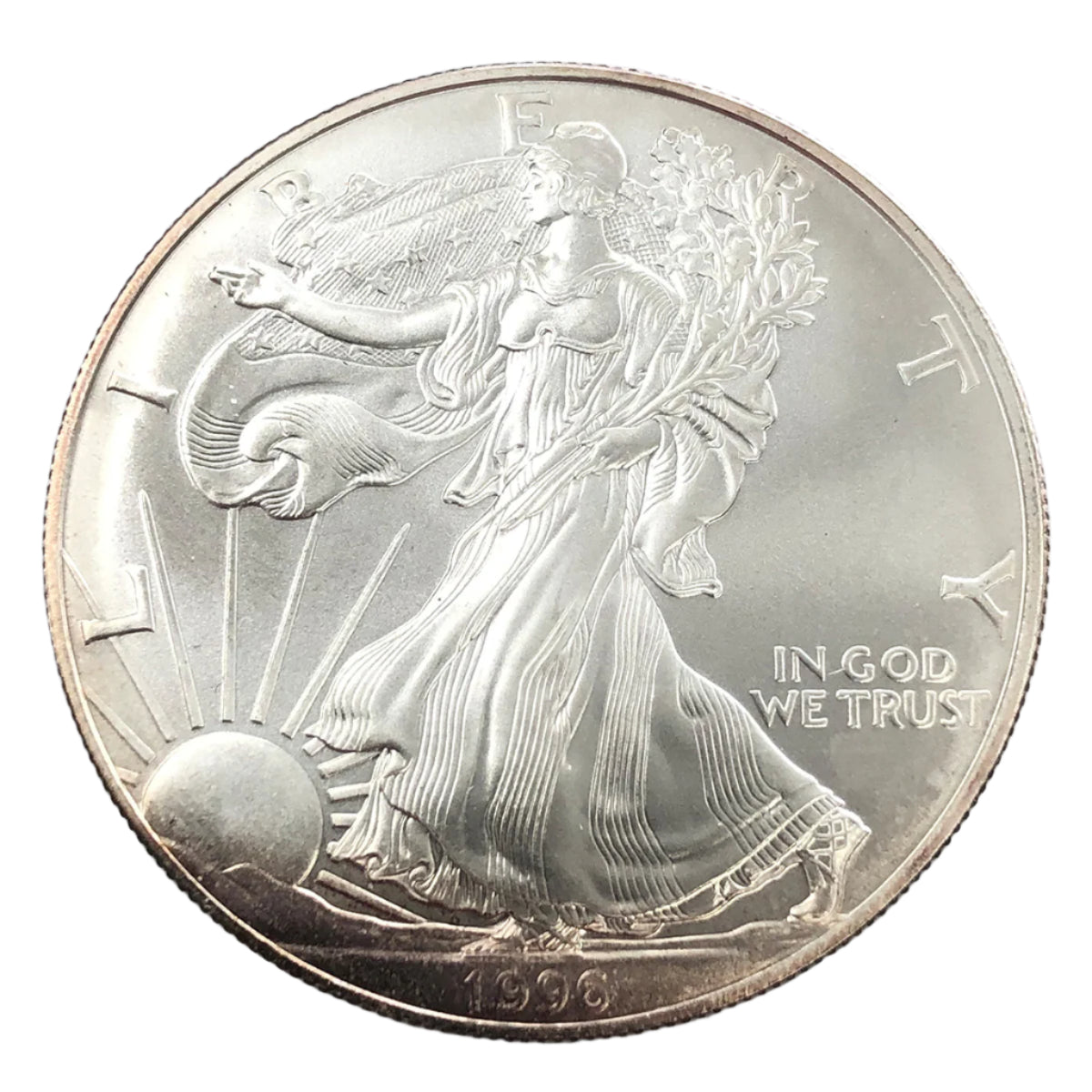 1996 American Silver Eagle (BU)