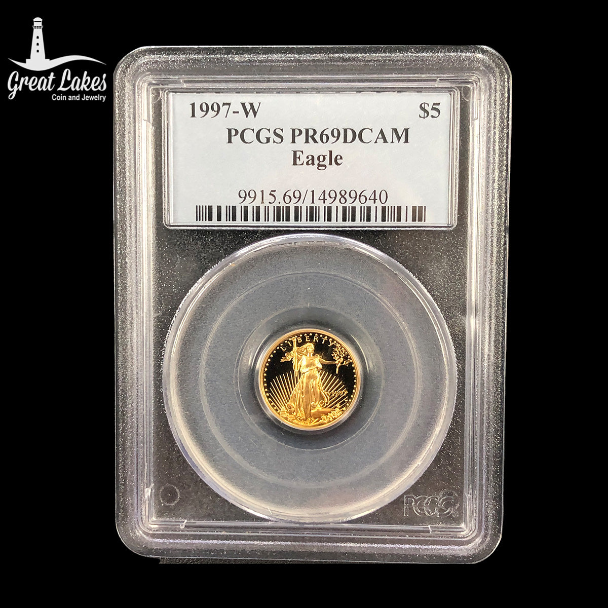 1997-W $5 American Gold Eagle PCGS PR69 DCAM