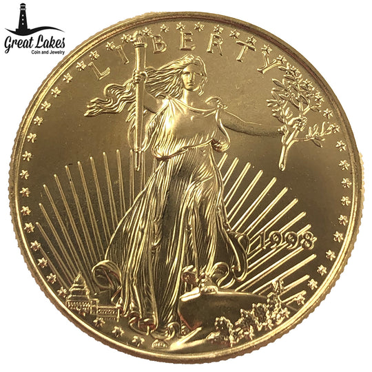 1998 1/2 oz American Gold Eagle (BU)