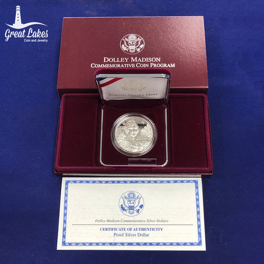 1999-P $1 Dolley Madison Proof (With Box & CoA)