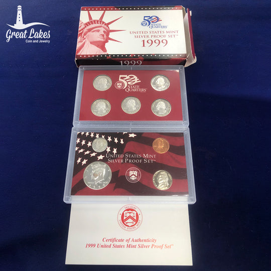 1999-S United States Silver Proof Set