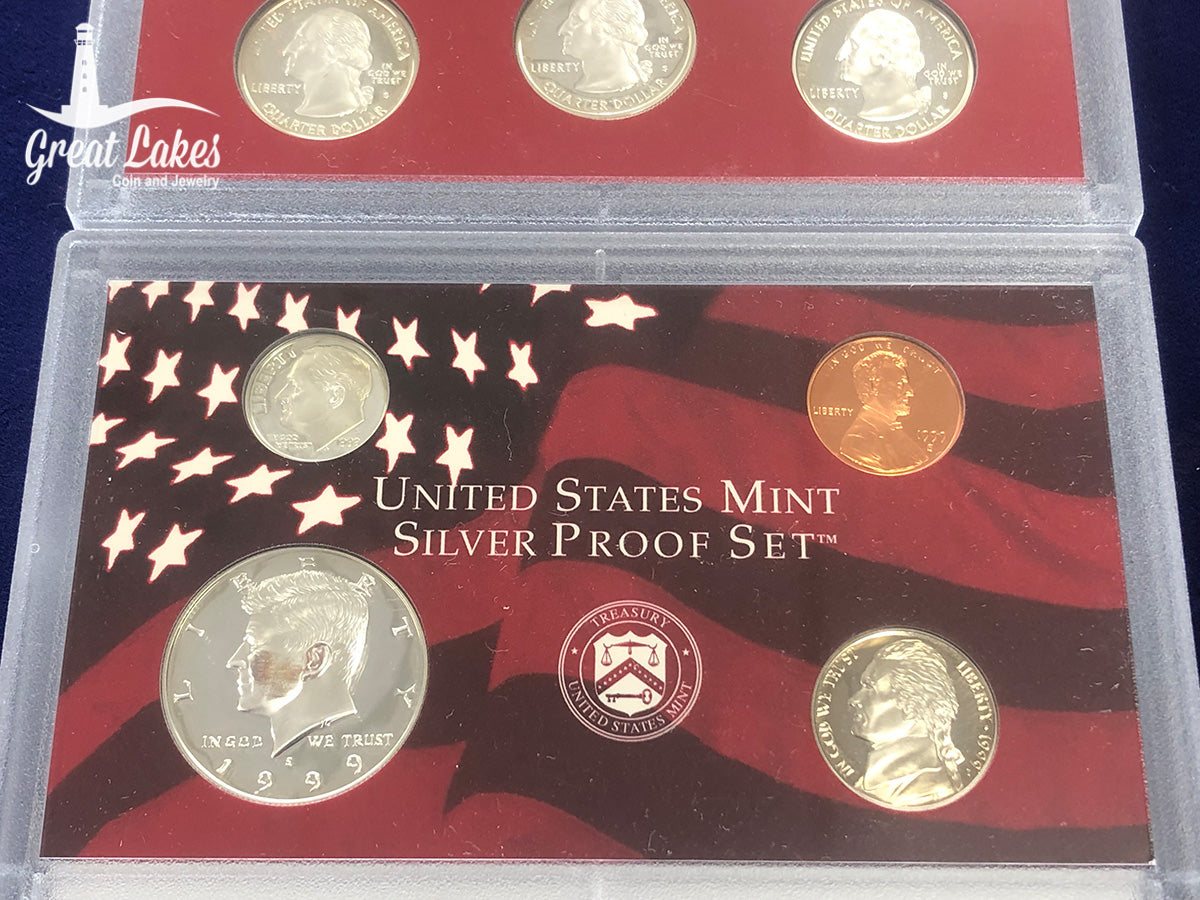 1999-S United States Silver Proof Set