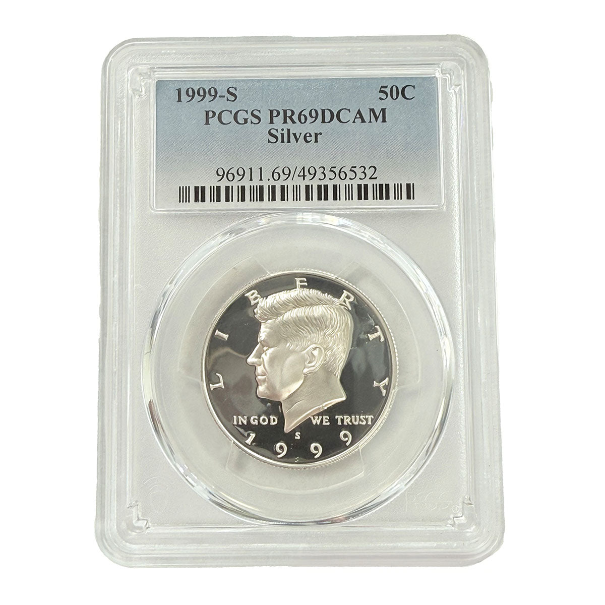 1999-S Kennedy Half Dollar PCGS PR69 DCAM