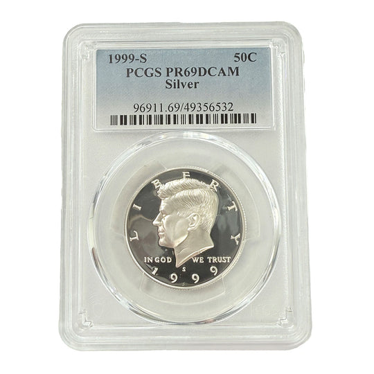 1999-S Kennedy Half Dollar PCGS PR69 DCAM