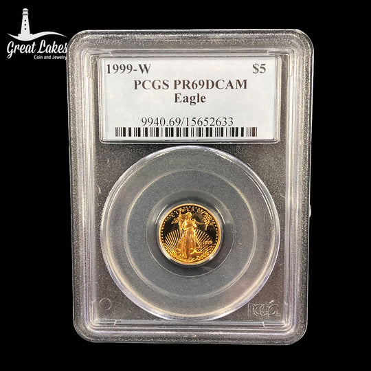 1999-W $5 American Gold Eagle PCGS PR69 DCAM