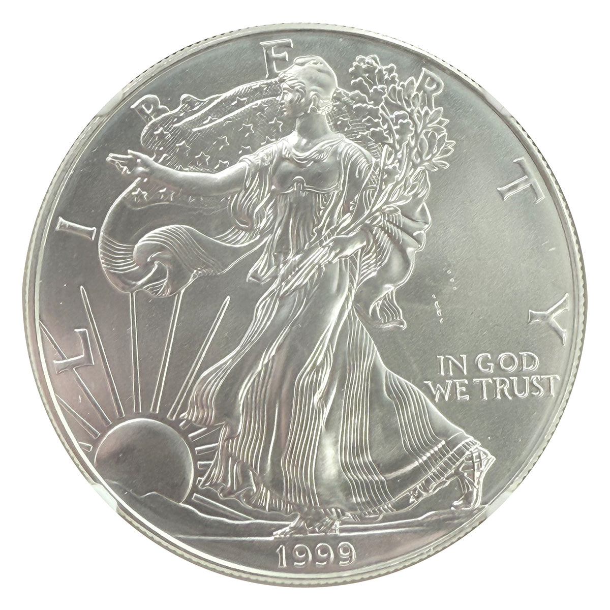 1999 1 oz American Silver Eagle NGC MS69