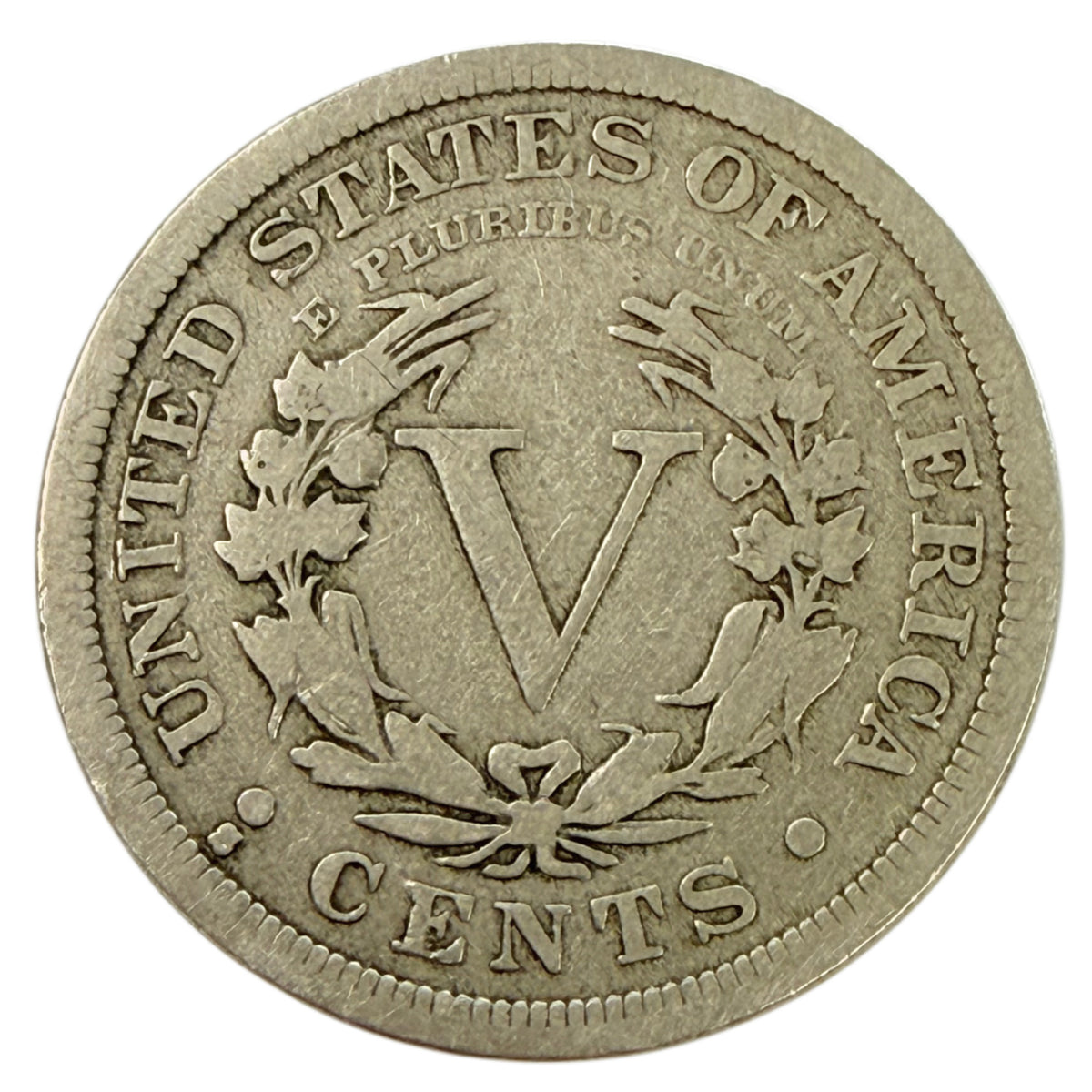 1912-S Liberty Head V Nickel (VG)