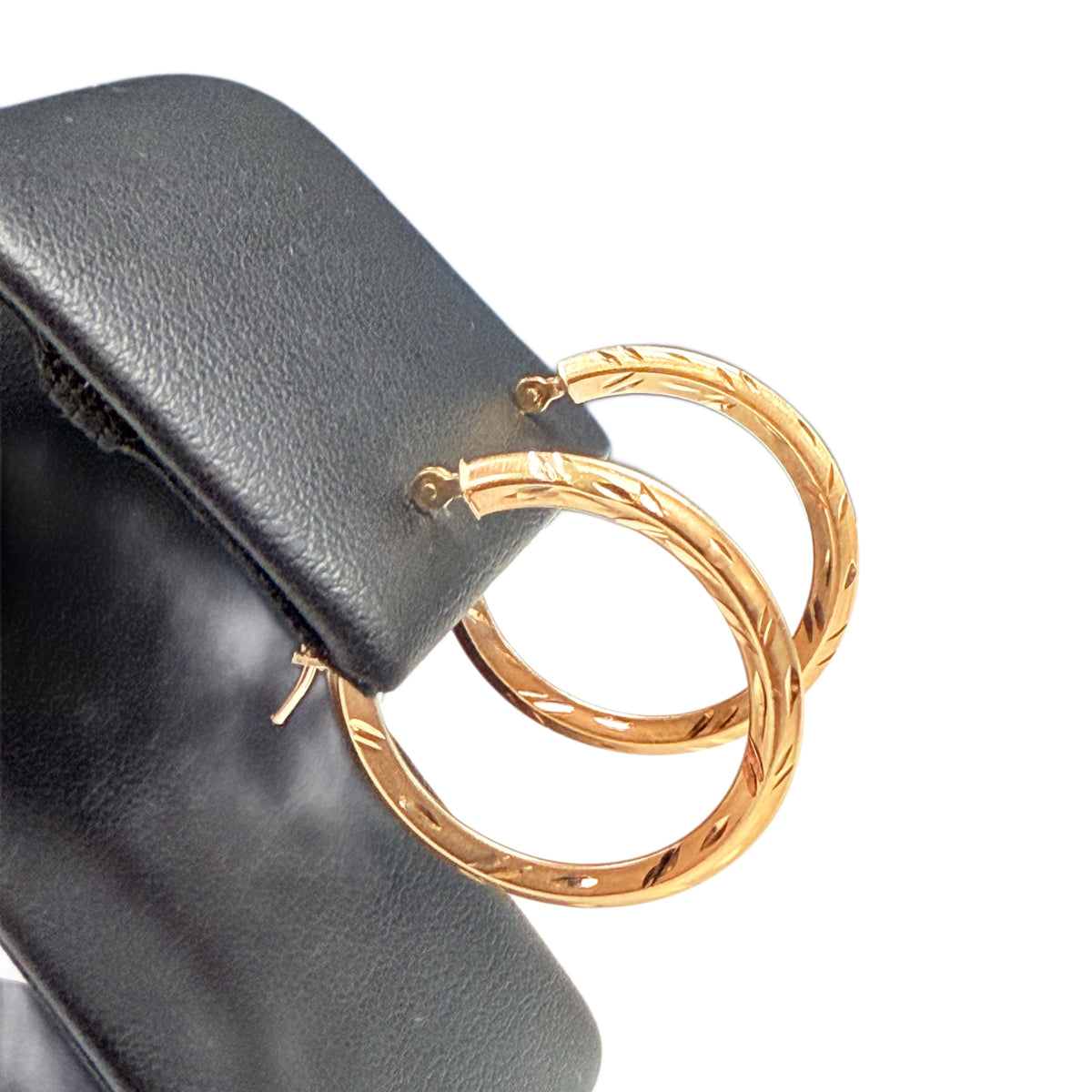 14k Yellow Gold Hoop Earrings