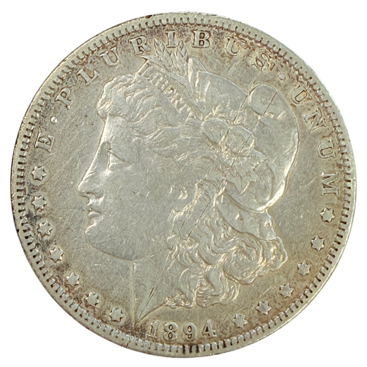1894-O Morgan Silver Dollar (VF/XF Details)