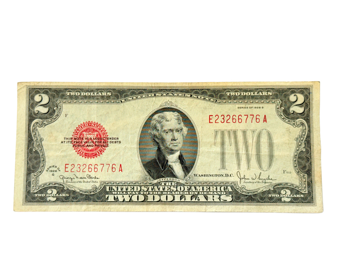 1928-G $2 Legal Tender Note (VF)
