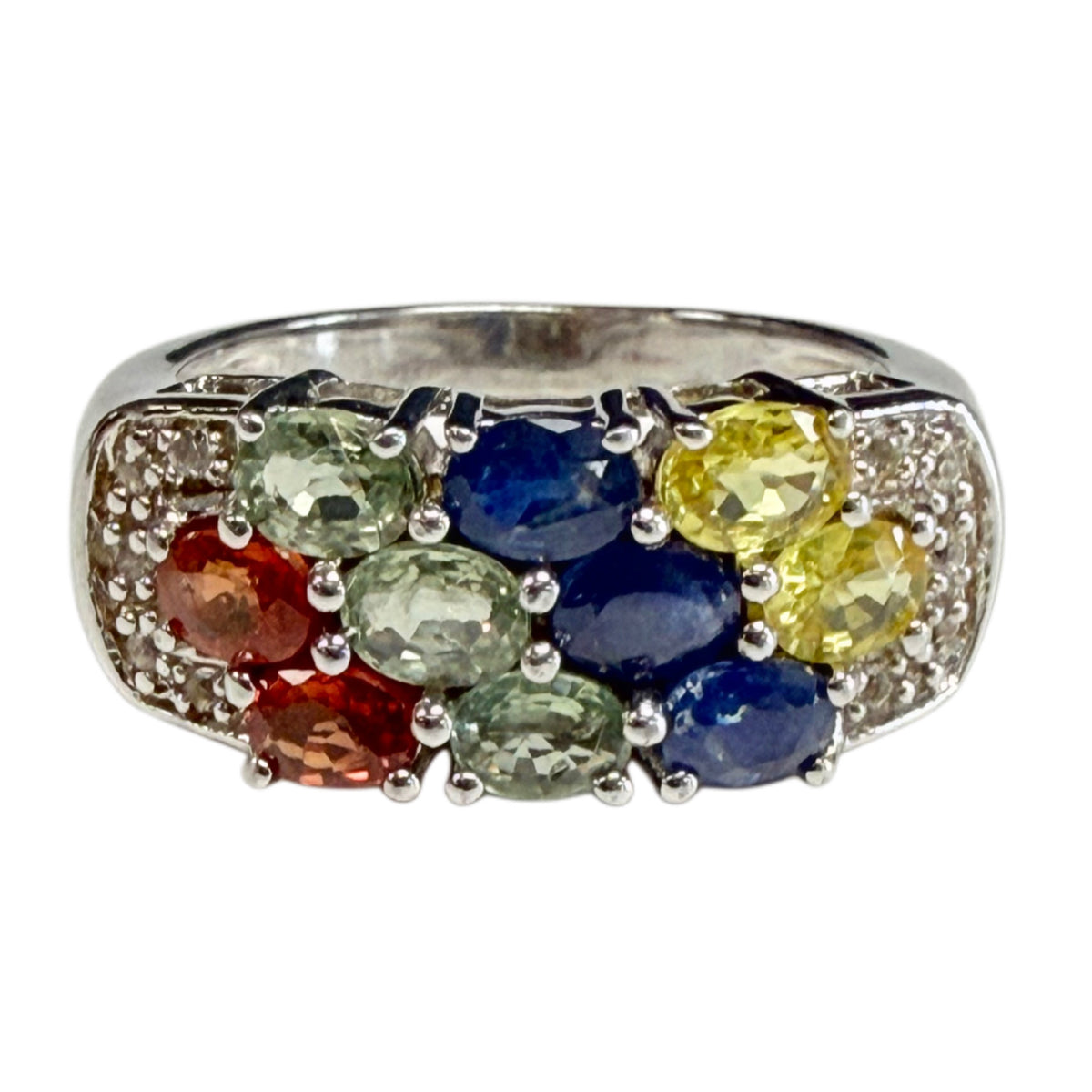 Silver & Sapphire Ring