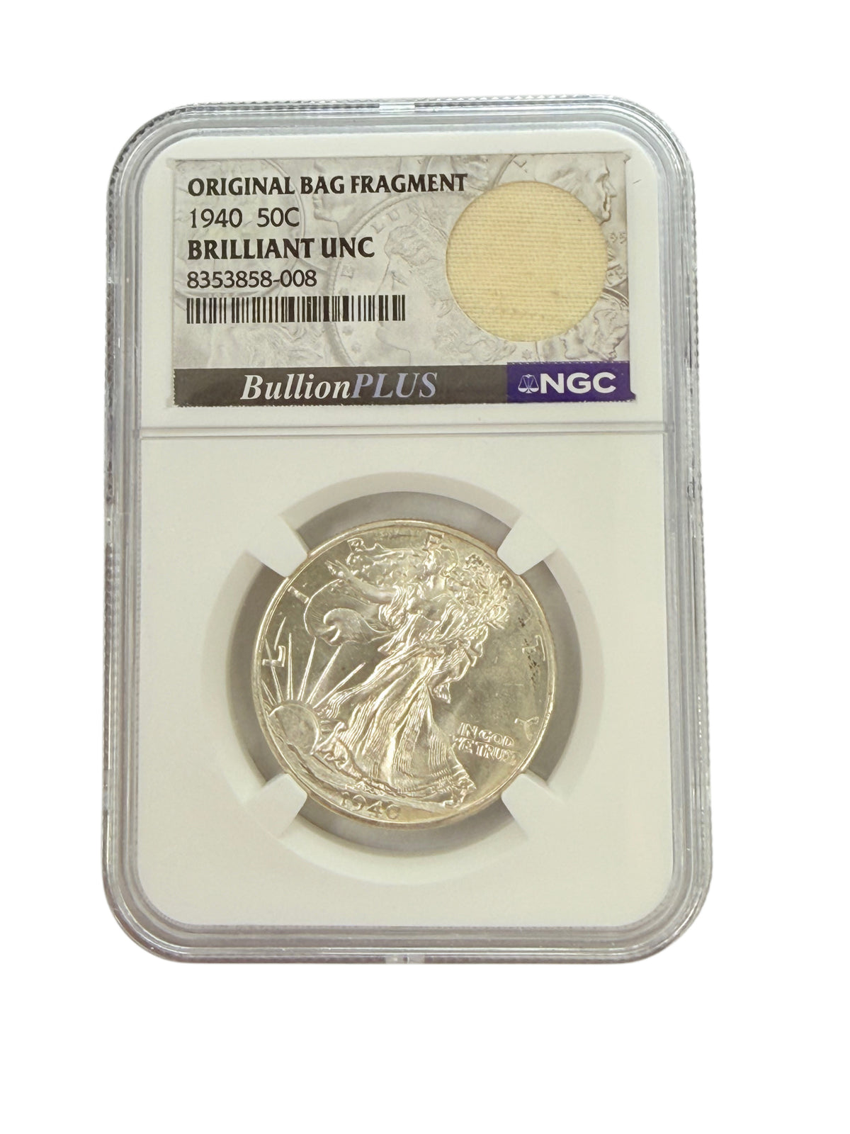 1940 Walking Liberty Half Dollar NGC BU