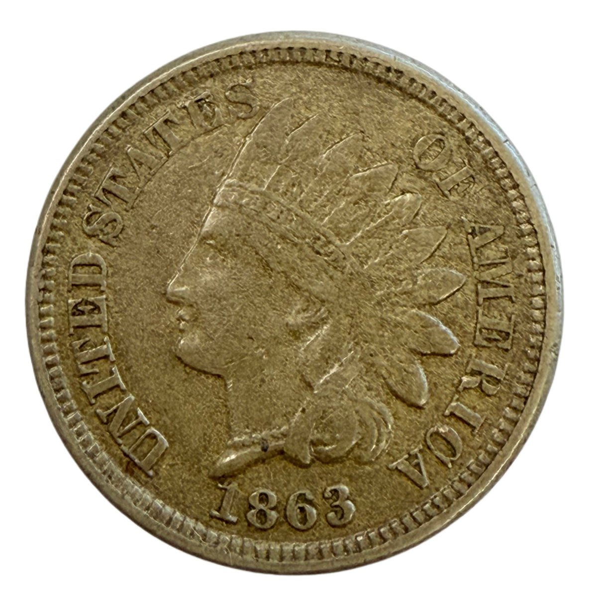1863 Indian Head Cent (VF)