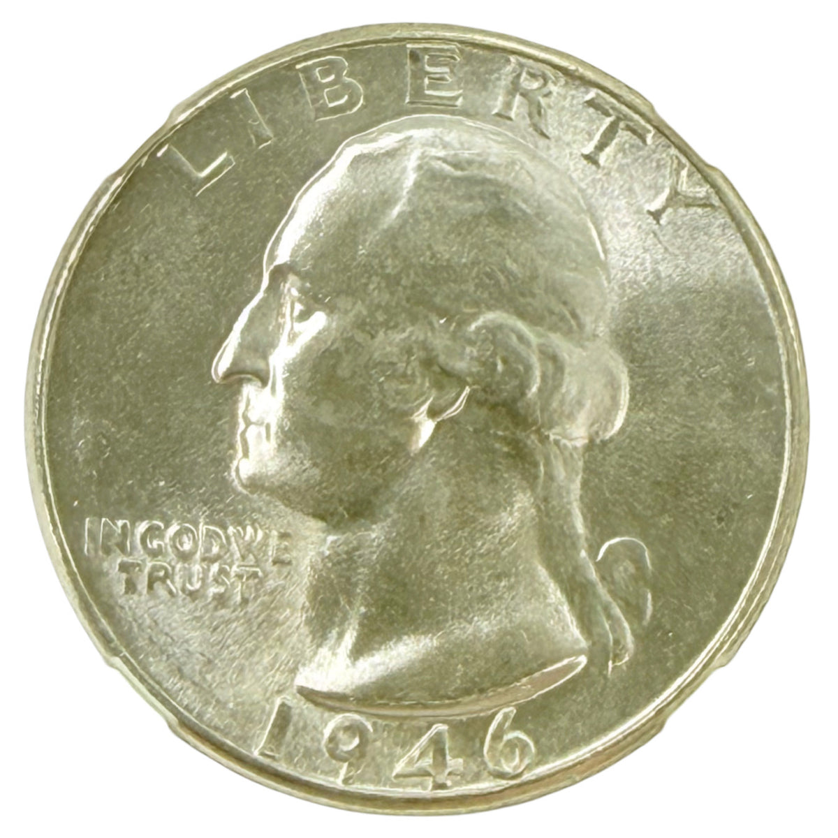 1946-D Washington Quarter NGC MS65