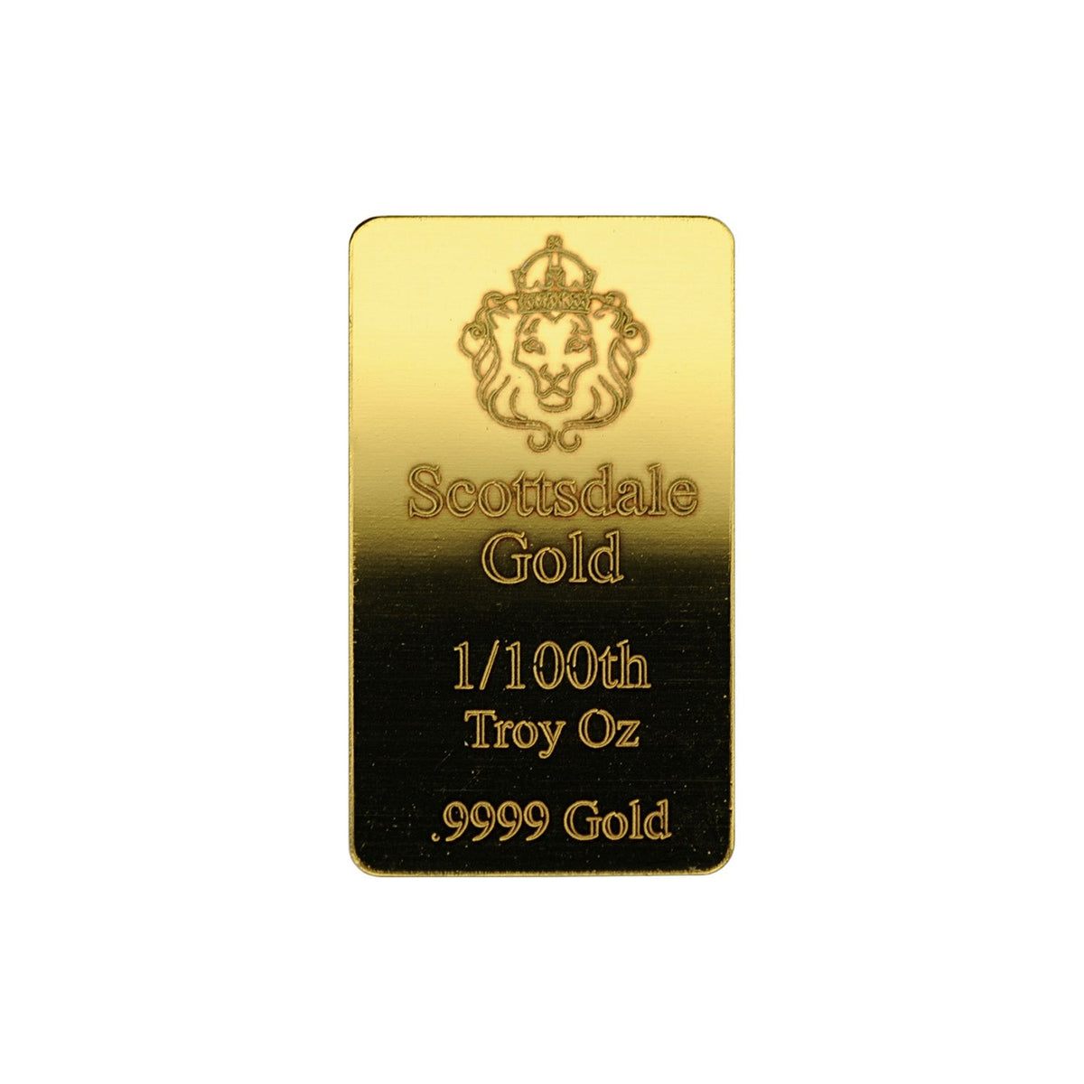 Scottsdale Mint 1/100 oz Gold Bar (Secondary Market)