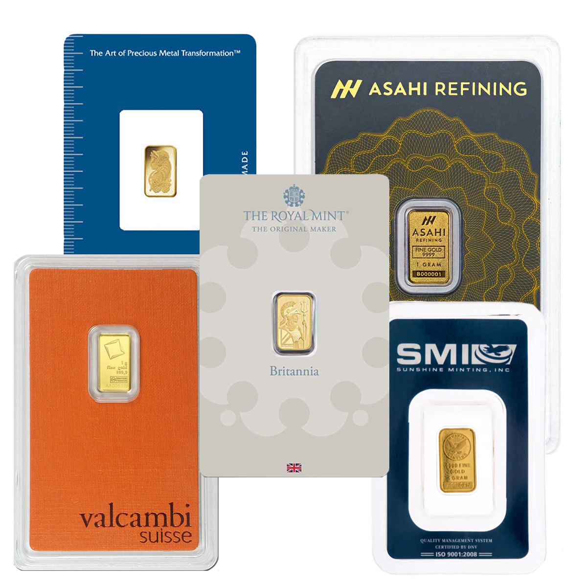 1g Gold Bar (Secondary Market) (Random)