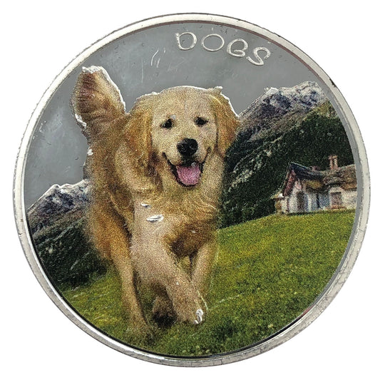 Fiji 2022 Colorized 1 oz Silver Dog Coin