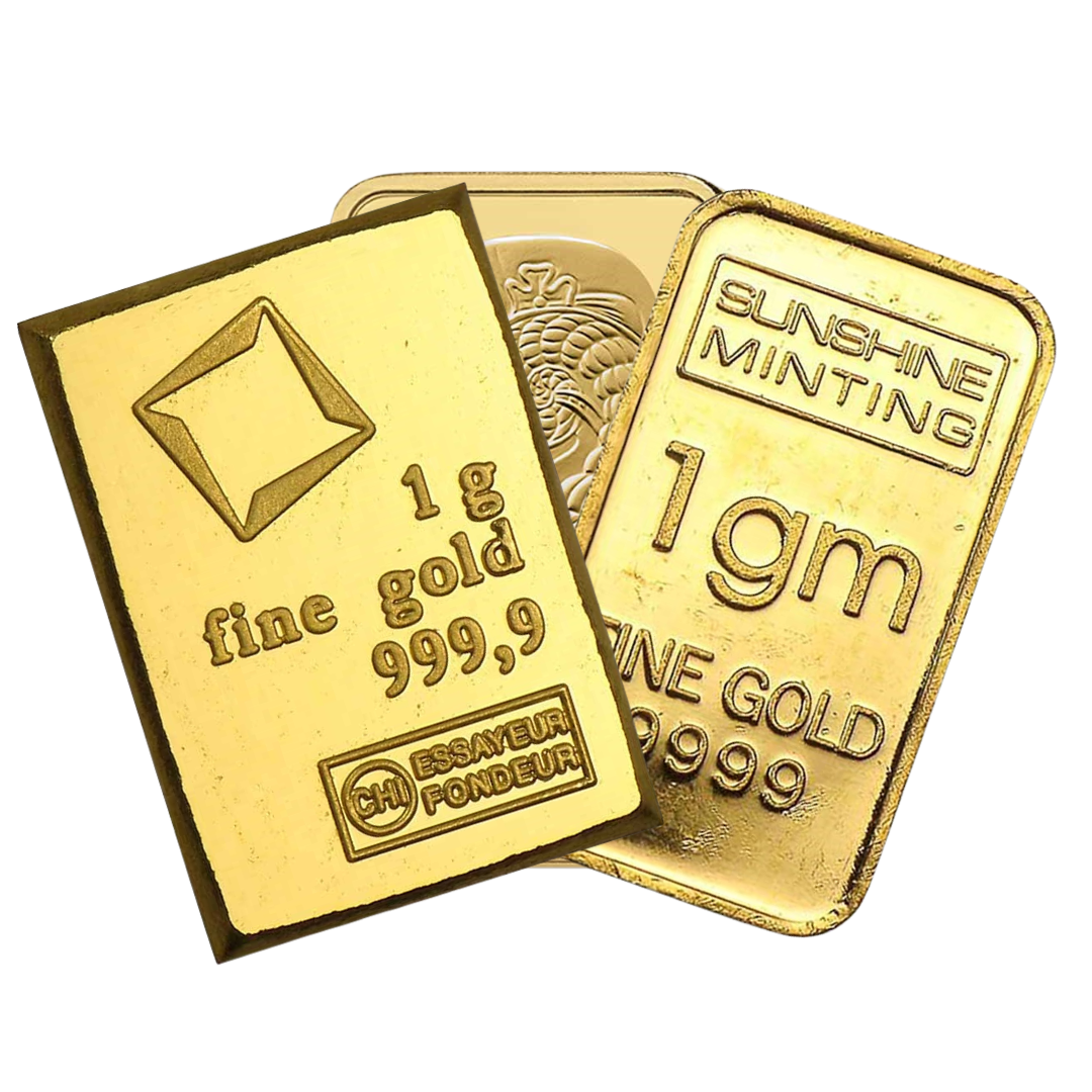 1g Gold Bar (Secondary Market) (Random) (No Assay)