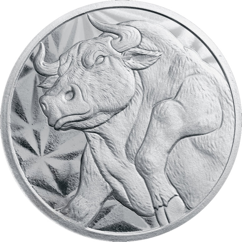 1 oz Silver Bull & Bear Round (BU)