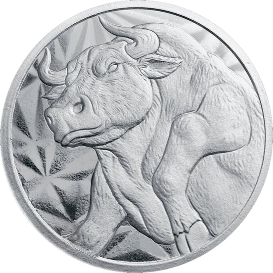 1 oz Silver Bull & Bear Round (BU)