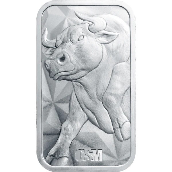 Bull & Bear 1 oz Silver Bar (BU)