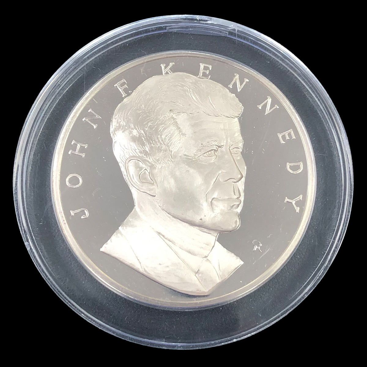 Franklin Mint Sterling Silver Franklin Mint JFK Round (2.140 Troy Oz)