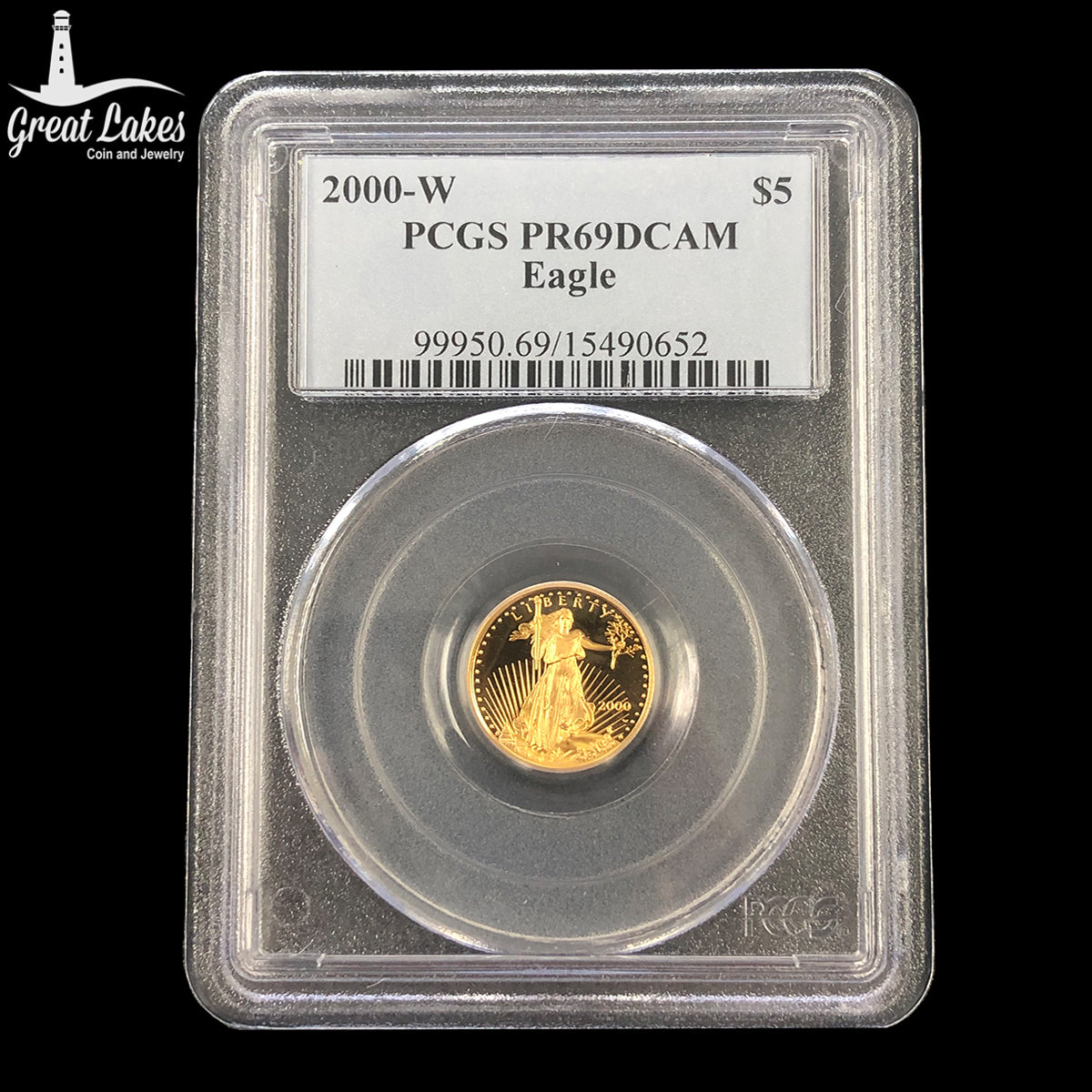 2000-W 2006 1/10 oz American Gold Eagle PCGS PR69 DCAM