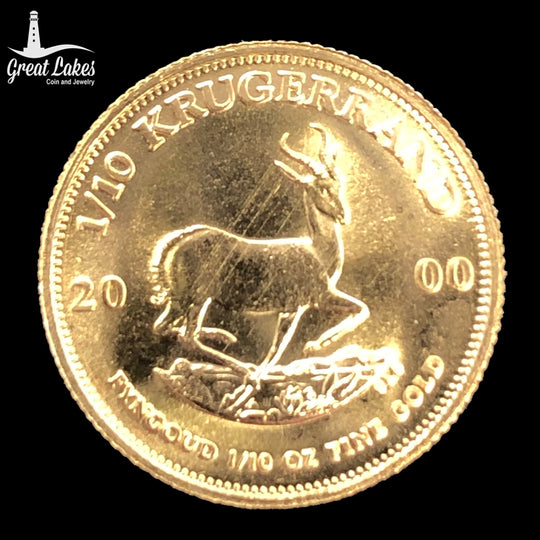 2000 South African 1/10 oz Gold Krugerrand