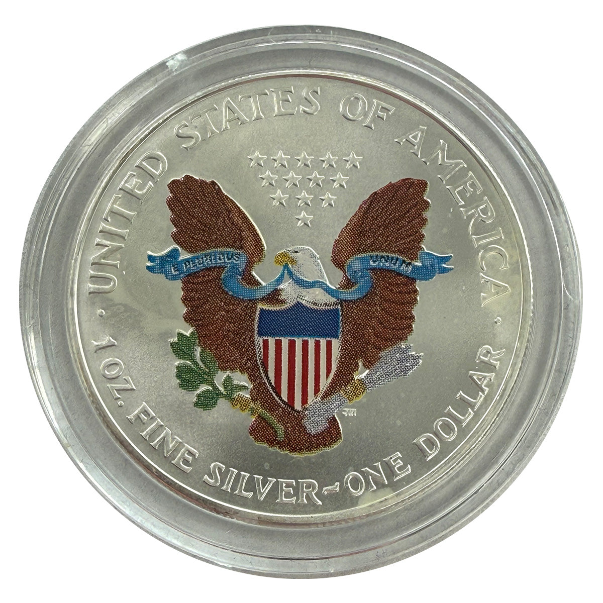 2000 1 oz Colorized American Silver Eagle