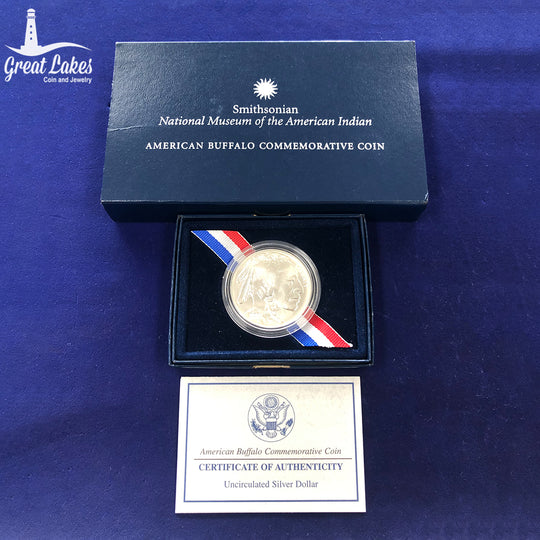 2001-D American Buffalo $1 Silver Commemorative (With Box & CoA)