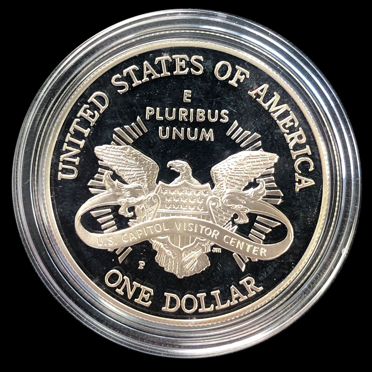 2001–P Capitol Visitors Center $1 Silver Commemorative Proof (Cap Only)