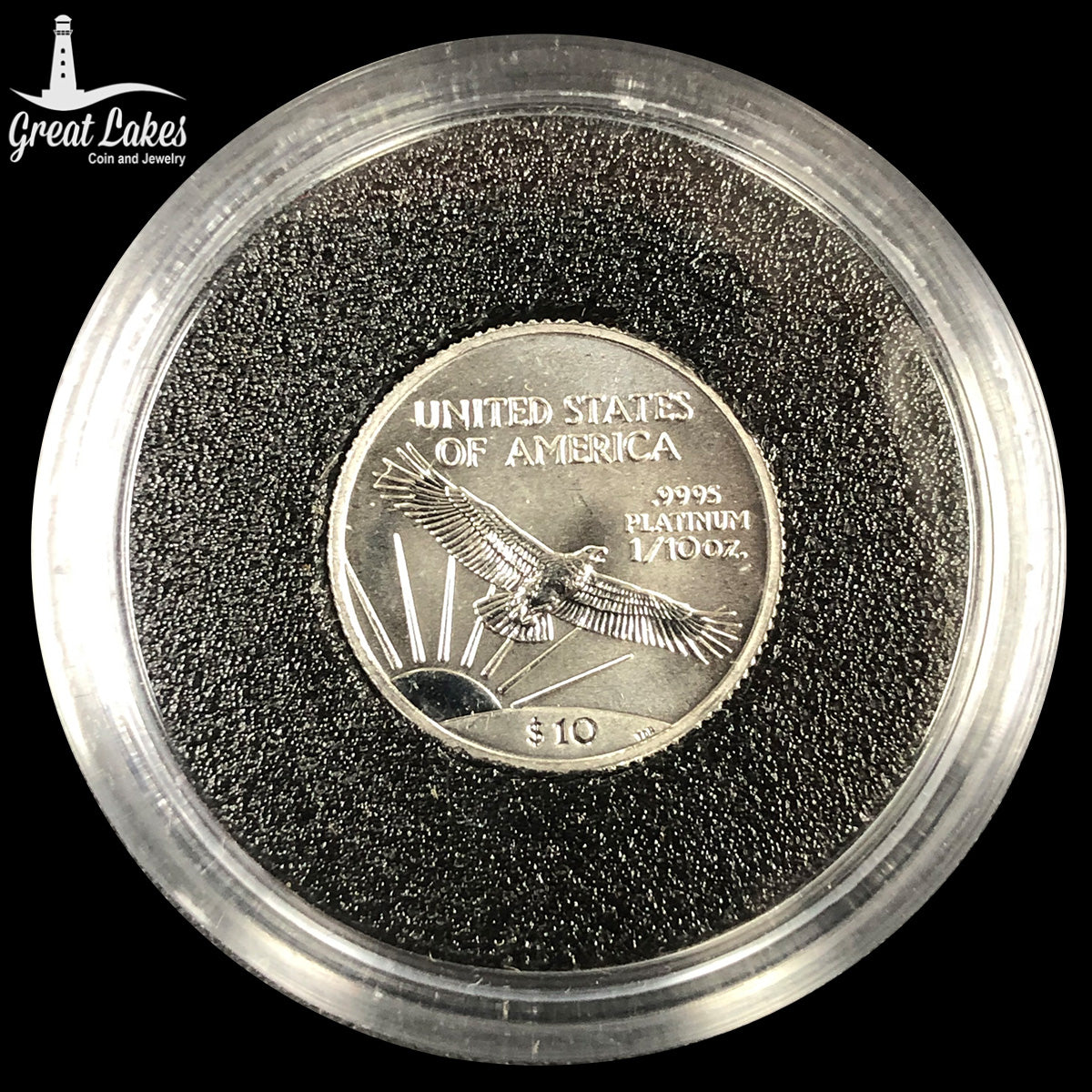 2001 1/10 American Platinum Eagle (BU)