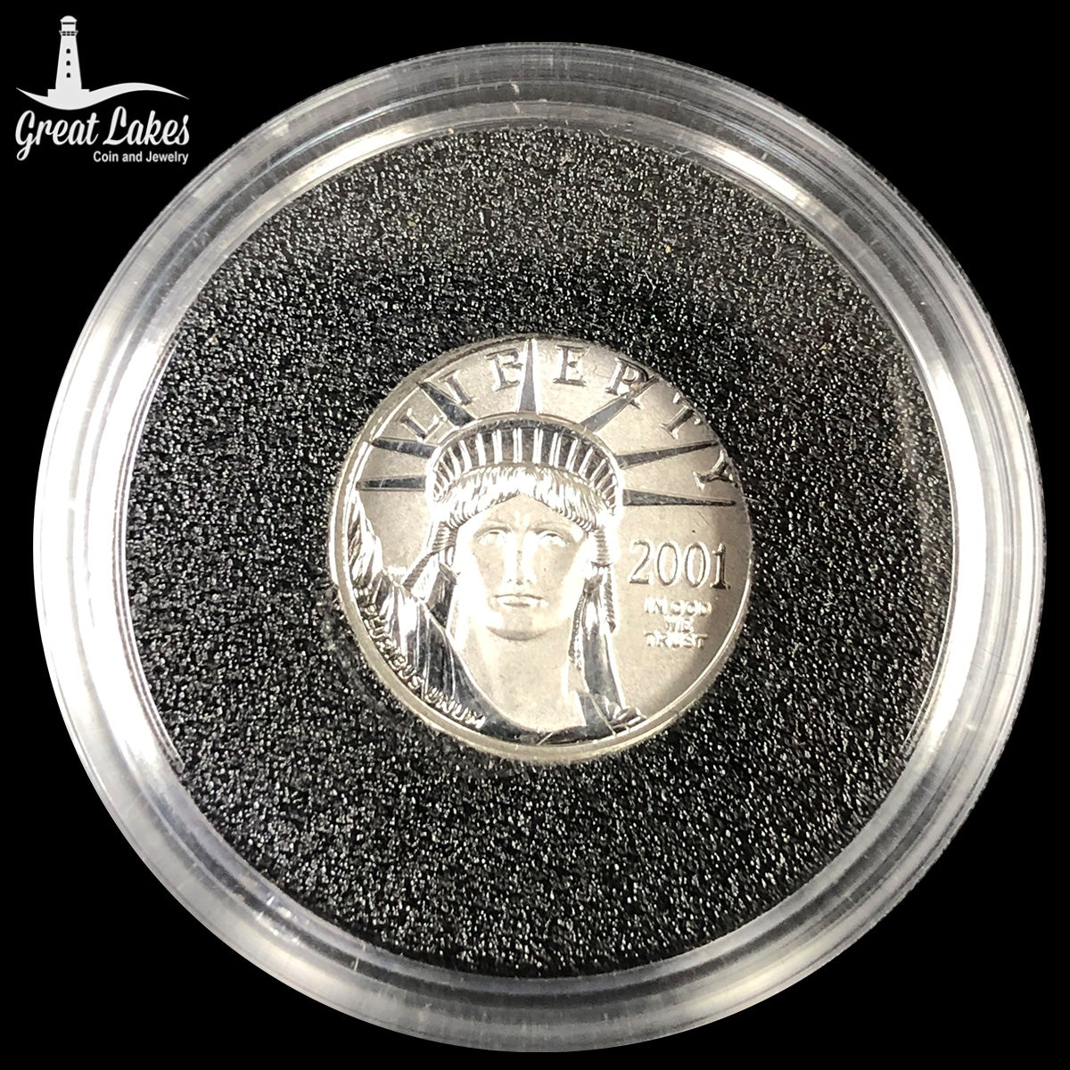 2001 1/10 American Platinum Eagle (BU)