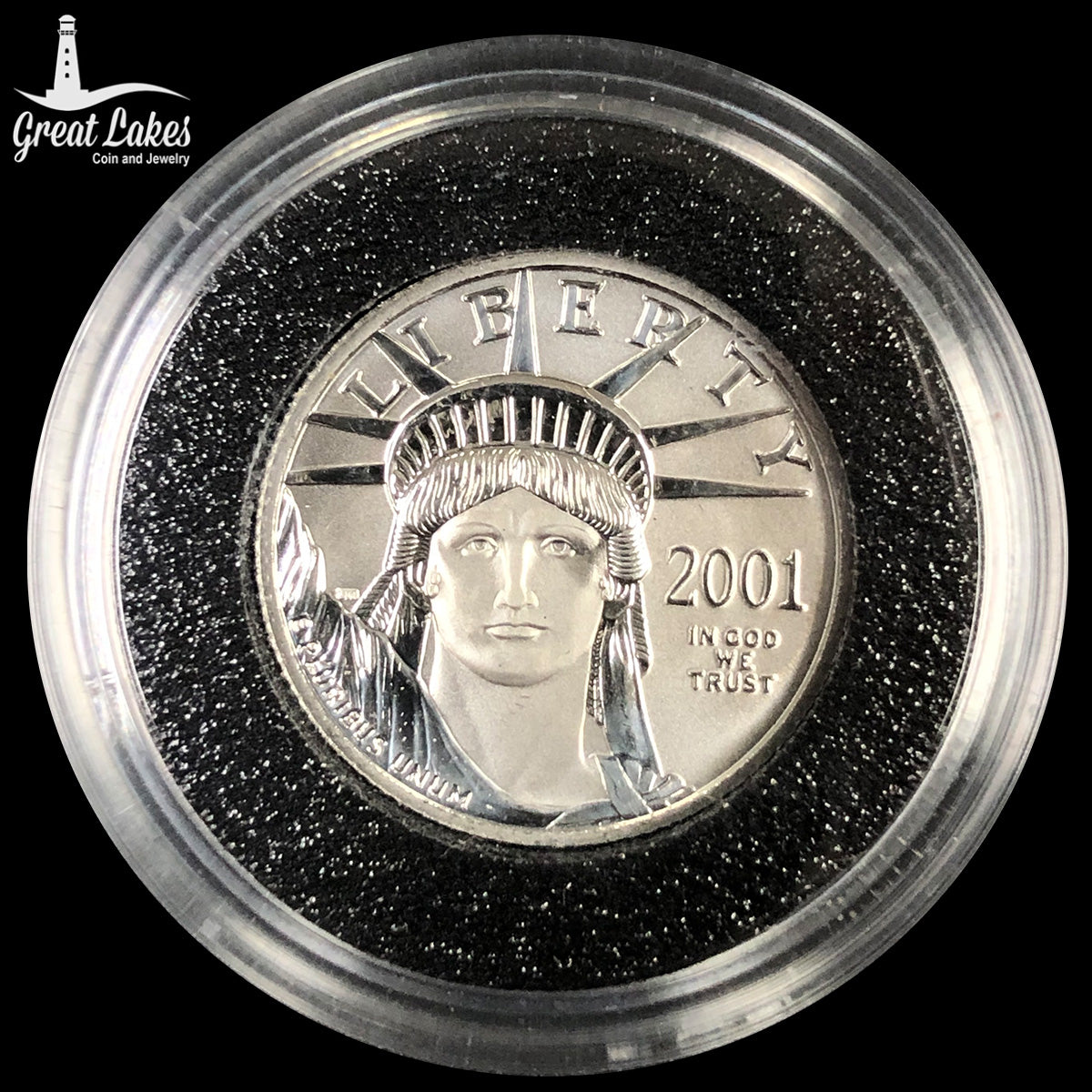 2001 1/4 oz American Platinum Eagle (BU)