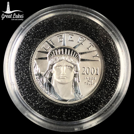 2001 1/4 oz American Platinum Eagle (BU)