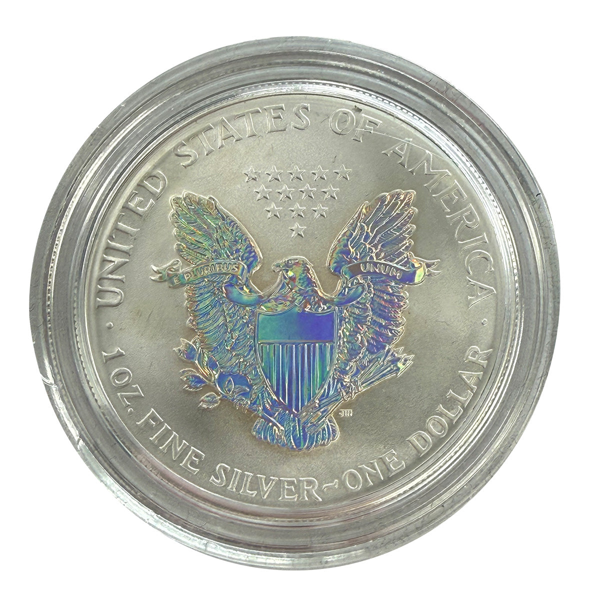 2001 1 oz Colorized American Silver Eagle