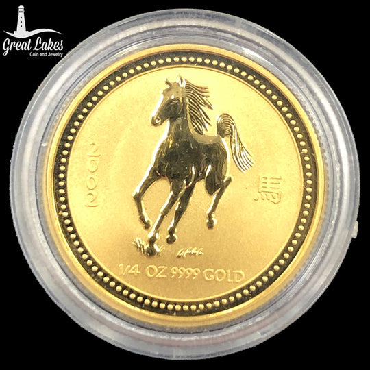 Perth Mint 2002 1/4 oz Gold Lunar Year of the Horse