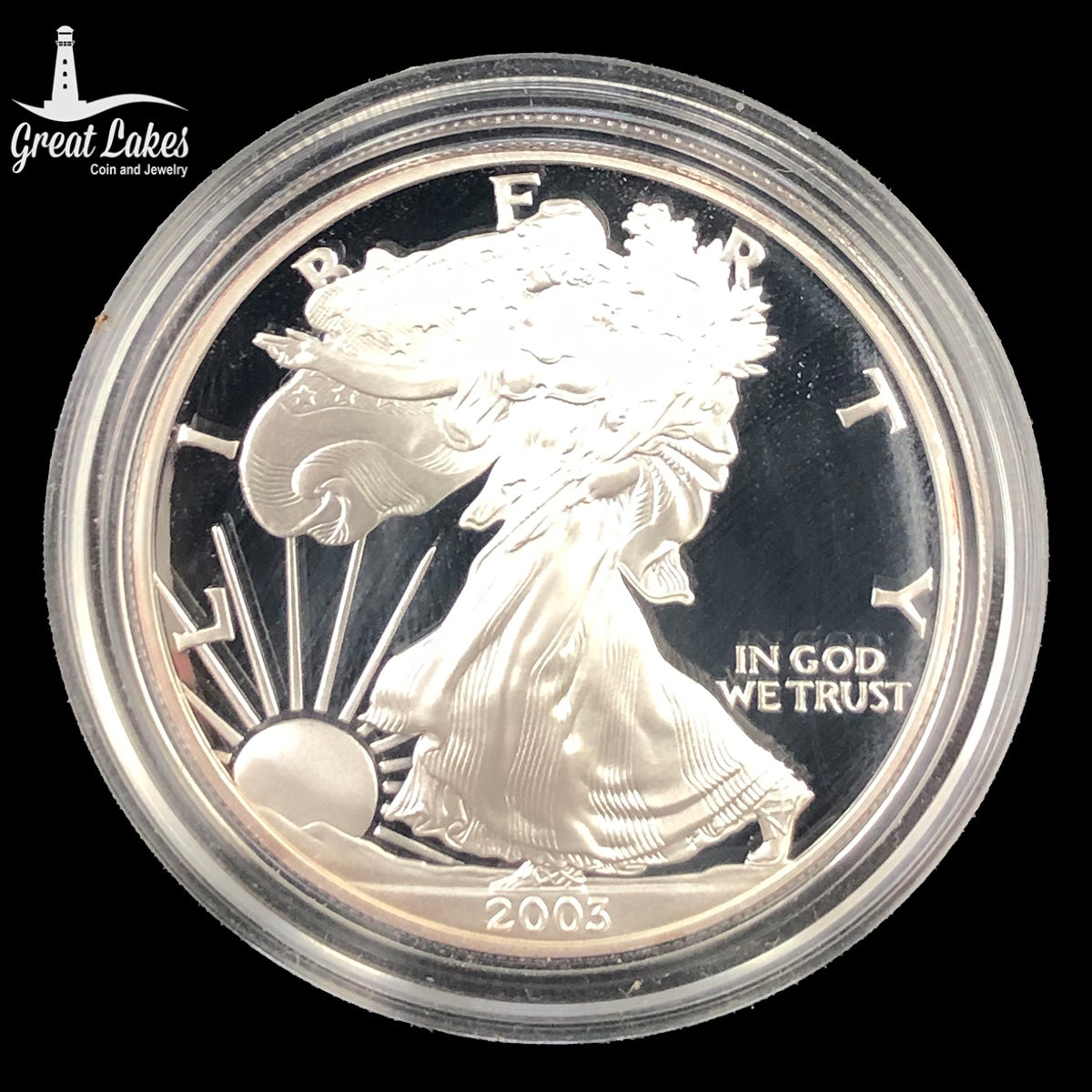 2003-W Proof 1 oz American Silver Eagle (Cap Only)