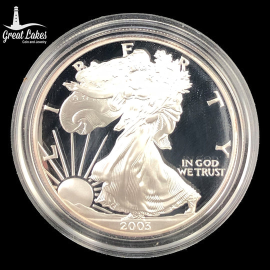 2003-W Proof 1 oz American Silver Eagle (Cap Only)
