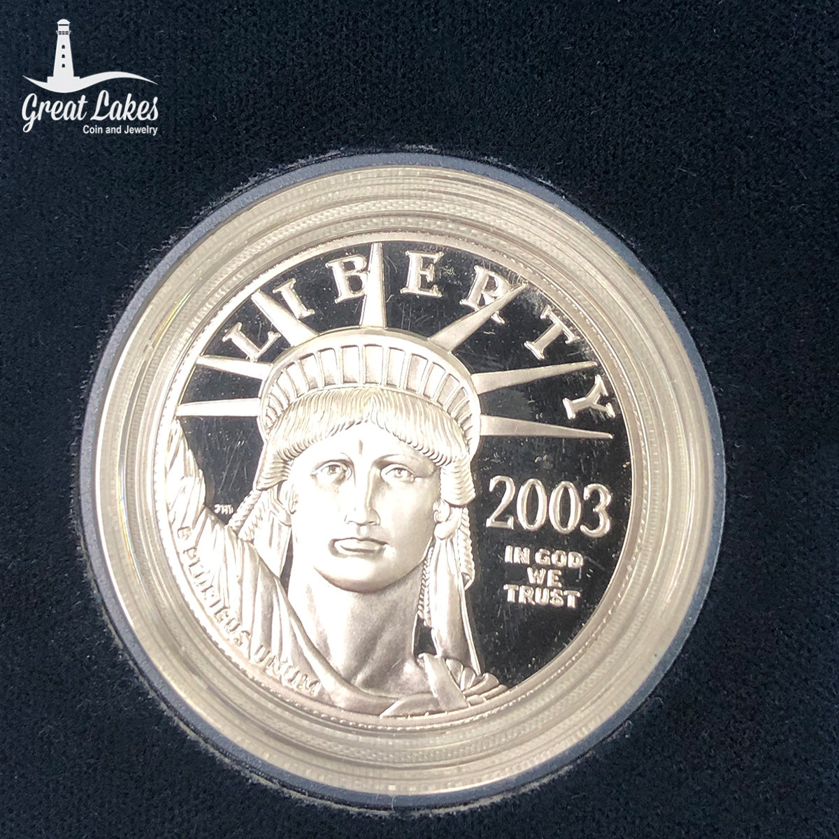 2003 1 oz Proof American Platinum Eagle (With Box & CoA)