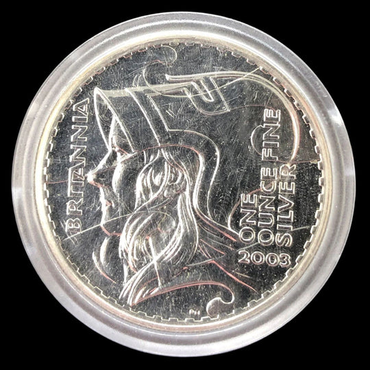 2003 British 1 oz Silver Britannia (Off Quality)