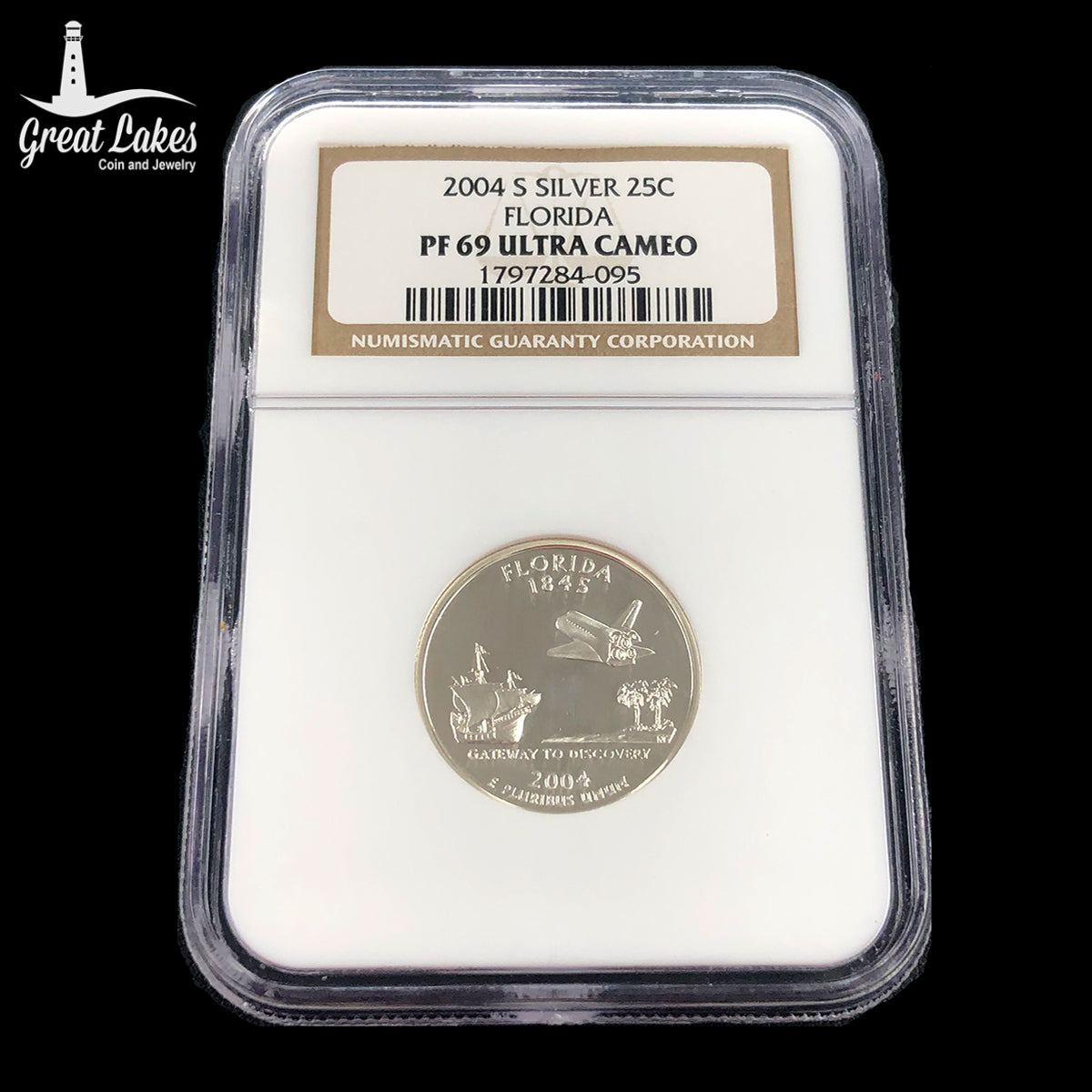 2004-S Florida State Washington Quarter NGC PF69 Ultra Cameo