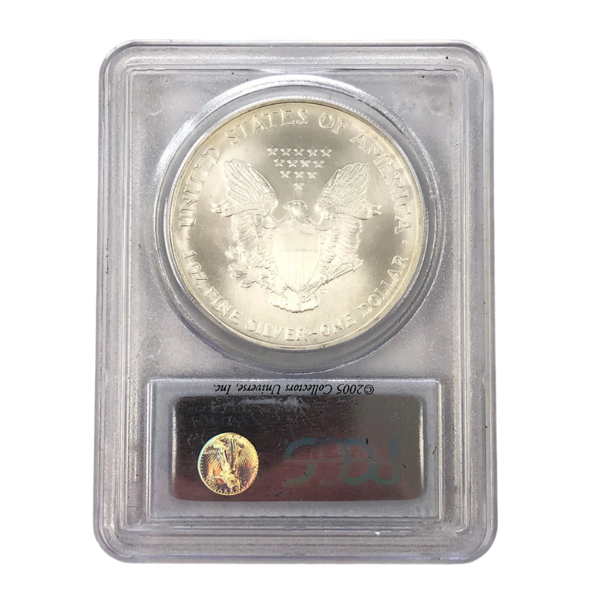 2005 1 oz American Silver Eagle PCGS GEM BU