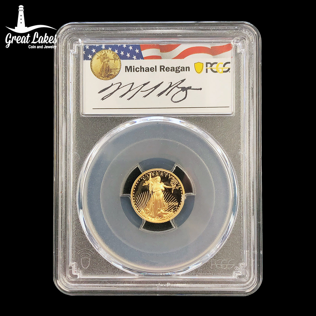 2006-W 1/10 oz American Gold Eagle PCGS PR69 DCAM (Reagan)
